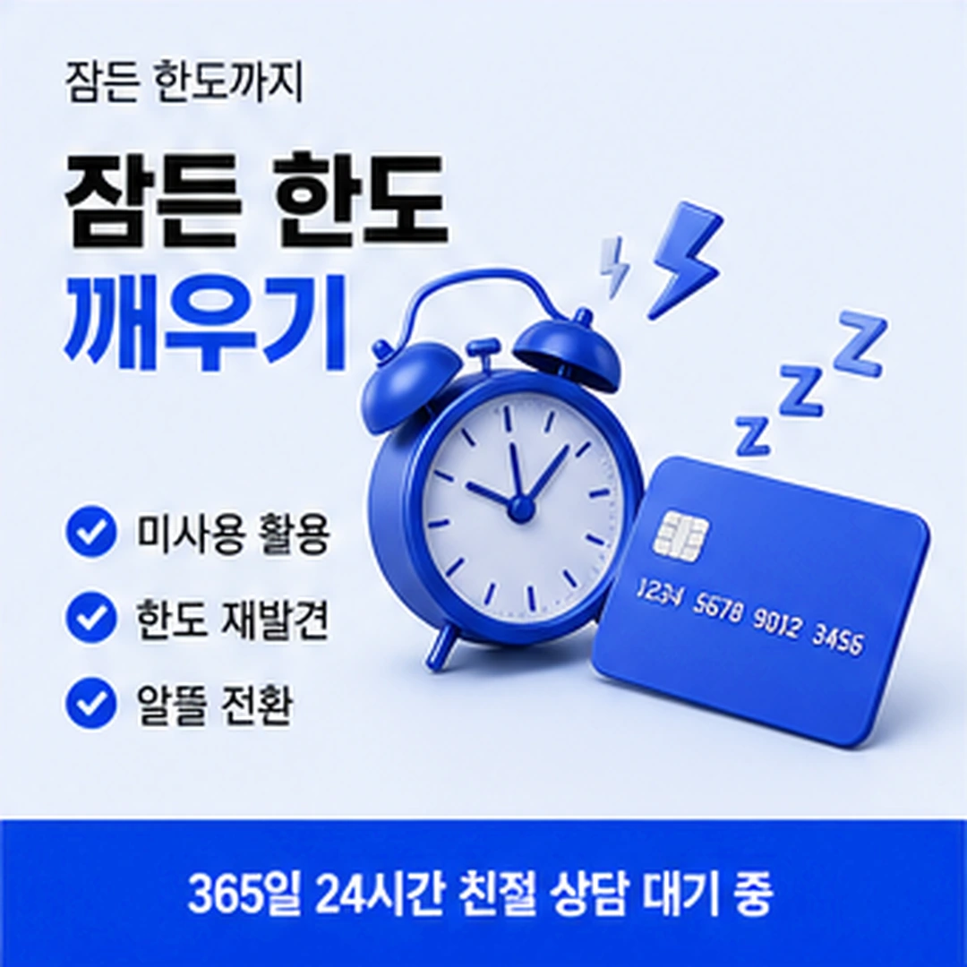 다음머니 신용카드 현금 고르기 전 점검 안내 배너